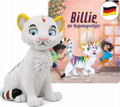 Figurë Tonies Billie tigri i ylberit, audio gjermanisht, lodër interaktive, shumëngjyrëshe