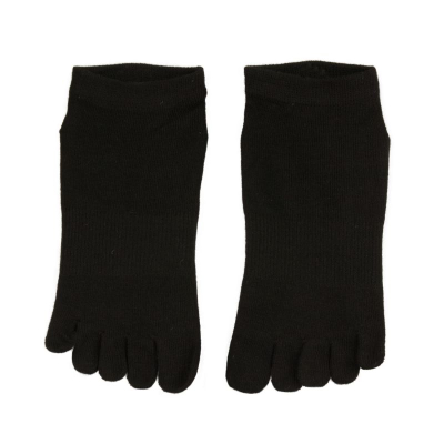 Çorape antirrëshqitëse Gaiam 52223, me gishtërinj të ndarë, madhësia S/M, të zeza