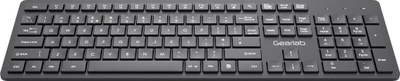 Tastierë Gearlab G220, USB, layout UK, e zezë