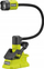 Dritë punë LED Ryobi 18V ONE+, portative, me kapëse, e gjelbër