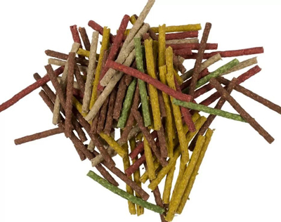 Shkopinj përtypës për qen Bone! Munchy Sticks, 12.5 cm, 100 copë, ngjyra të përziera