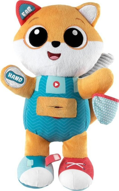 Lodër pelushi Chicco Fox Interactive Mascot, edukative, bilinguale PL EN, shumëngjyrëshe