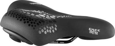Shalë biçiklete Selle Royal Classic Freeway Fit Relaxed, unisex, pozicion 90°, e zezë