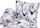 Set jorgan edhe jastëk për bebe Bamboo White Deer, 80x100 cm, anti–alergjik, me shumë ngjyra