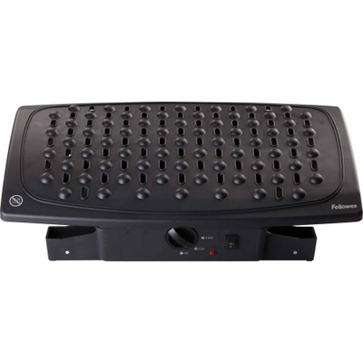 Mbështetëse këmbësh Fellowes Professional Series Climate Control, funksion ngrohje dhe ventilim, plastike, e zezë