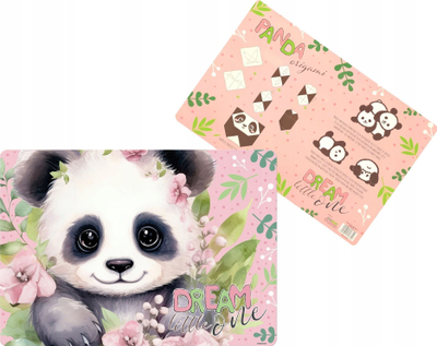 Блок за маса Derform Panda, 10 листови, ламиниран, шарен