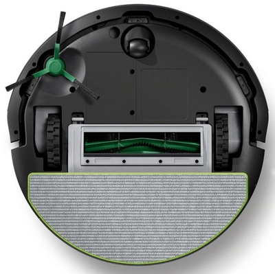 Робот правосмукалка IRobot Roomba Combo 105+, со миење, со самочистечка база, црна