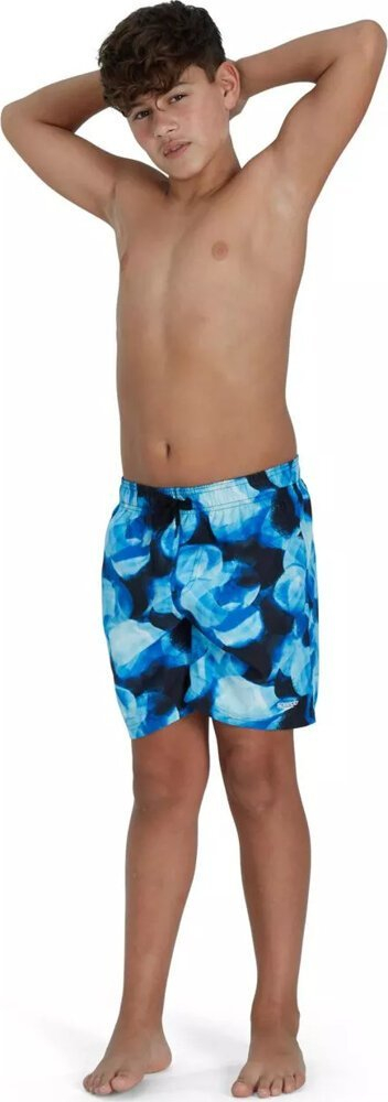 Shorc noti Speedo për çuna, nr. 34, thahet shpejt, blu me të zezë