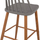 Stol bari Vanessa HM8459.10, 43x49x107 cm, ulëse 75 cm, gri