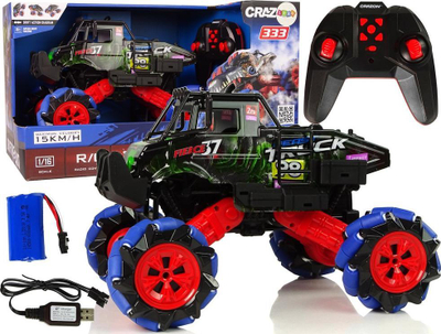 Makino garash me telekomandë Leantoys Drift, 1:16, 2.4G, jeshile