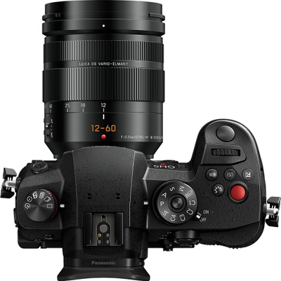 Kamera Panasonic Lumix GH5M2, 4K 60fps, objektiv 12-60mm, e zezë