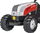 Traktor lodër me pedale Rolly Toys RollyKid Steyr, me rimorkio, për kalamaj 2.5–5 vjeç, i kuq e i bardhë