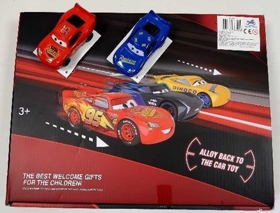 Set lodrash Pegaz Toys Cars MIX, makina metalike, shumëngjyrëshe