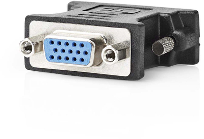 Adapter AV Nedis DVI në VGA, DVI-D 24+1 pin, i zi