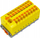 Bllok shpërndarës Phoenix Contact PTFIX 10/18X4 NS35, yellow