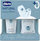 Set për kujdesin e bebit Chicco Natural Sensation, shampo xhel 200ml, krem për zonën e pelenës 4 në 1 100ml, blu