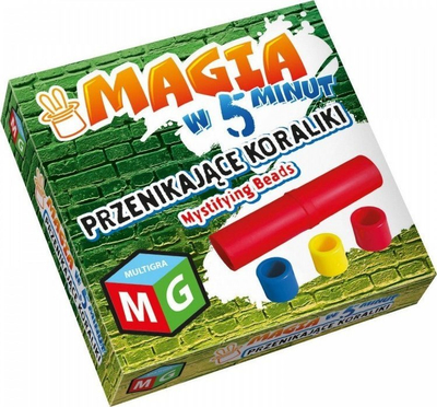 Сет магија Magic In 5 Minutes Penetrating Beads Multigra, реквизит за трик со мониста
