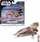Играчка брод Star Wars Micro Galaxy Squadron Obi-Wan Jedi Starfighter, микро фигуриња, Launch Edition, повеќебојно