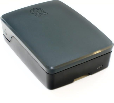 Кутија Raspberry Pi куќиште, за 4B RB-CASEP4+06B, црна