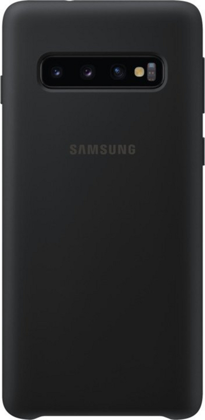 Mbrojtëse Samsung për Galaxy S10, silikon - e zezë