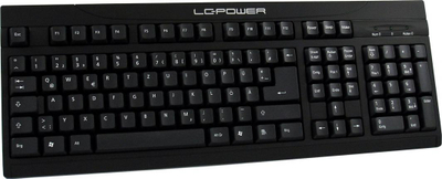 Tastierë LC-Power BK-902, USB, layout gjerman QWERTZ, e zezë