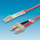 Kabllo fibër optike Value patchcord LC SC, 62.5/125, 5m, portokalli