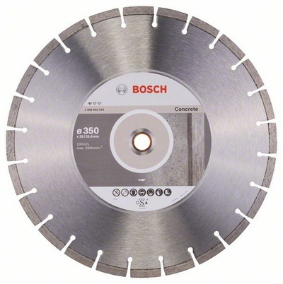 Teh share Bosch Standard for Concrete Diamond 350 x 25,4mm (2608602544)