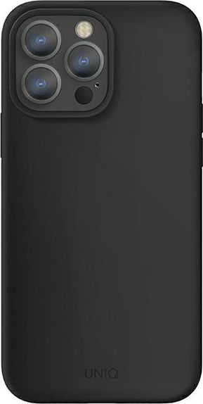 Mbrojtëse telefoni Uniq Lino për iPhone 13 Pro Max 6.7", silikon e zi