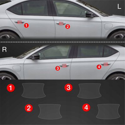 Folie mbrojtëse GrizzGlass BodyShield, Skoda Octavia 4, transparente
