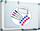 Tabelë e bardhë Maul Whiteboard 2000 Set, 90 x 60 cm, me kornizë