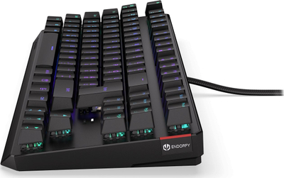 Механичка тастатура Endorfy Thock TKL HU, Kailh Red, RGB, црвена