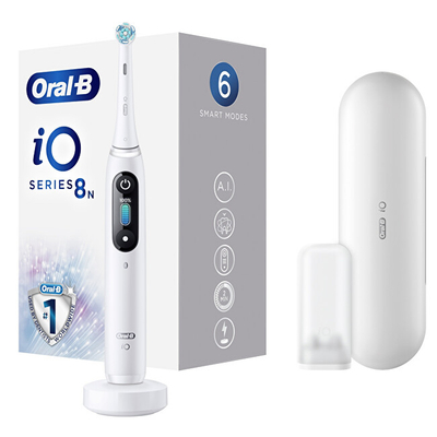Furçë dhëmbësh elektrike Oral B iO8 Series White Alabaster kOBR126