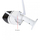 Kamerë sigurie PNI IP649, 2MP 1080p, WiFi, e bardhë