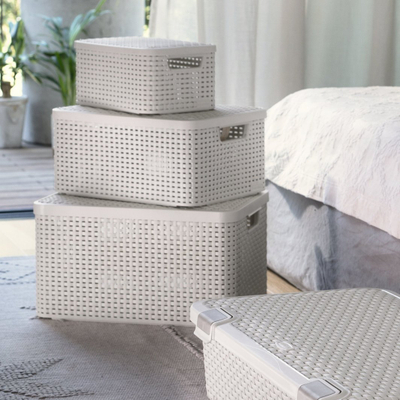Shportë aksesorësh Curver Storage Basket Accessory Box, 6L, plastike, gri e hapur