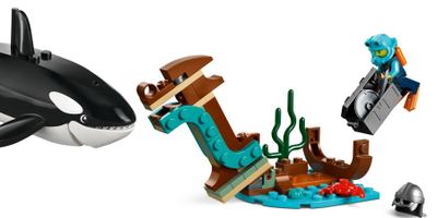 Lodër ndërtimi Lego Arctic Explorer Ship, set anije oqeanike, 7 minifigura, shumëngjyrëshe