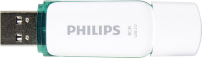 USB Philips Snow Edition FM08FD75B/00, 8GB, USB 3.0, e bardhë