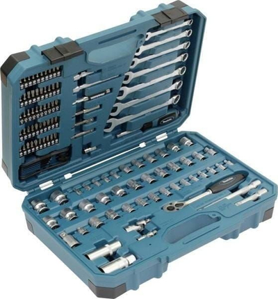 Set veglash Makita E-06616, 120 copë, çelik krom vanadium