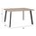 Set tavolina me karrige 5-pjesësh  HM11038, zezë