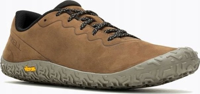 Atlete Merrell Vapor Glove 6 LTR M J067863, lëkurë natyrale, taban Vibram, ngjyrë kafe