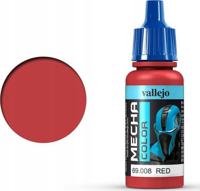 Bojë akrilike Vallejo Mecha Color 69.008, 17ml, e kuqe