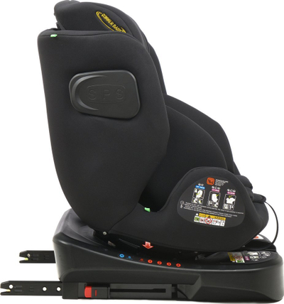 Sedilje makine SUMMER BABY Como I-Size, rrotulluese 360°, me këmbë stabilizuese, e zezë
