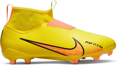 Фудбалски копачки за деца Nike Zoom Mercurial Superfly 9 Academy FG MG Lucent Pack, без врвки, жолти