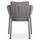 Karrige ngrënieje Shanks 62x60x75-80Hcm (HM6207.01), gri