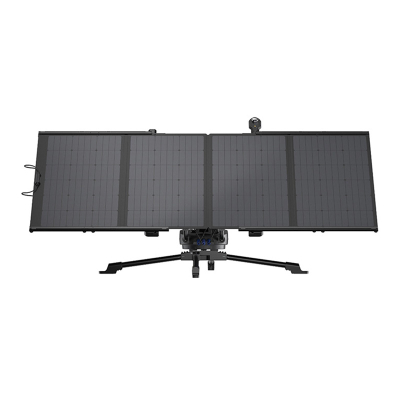 Mbajtës paneli diellor EcoFlow SOLARTS EU, gjurmues diellor me dy boshte, deri 25 kg, i zi
