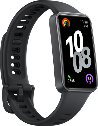 Byzylyk i zgjuar Huawei Band 10, ekran 1.47" AMOLED, kundra ujit 5ATM, i zi