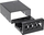Kuti sipërfaqësore InLine RAL9005, për 4x Keystone RJ45, metal, e zezë