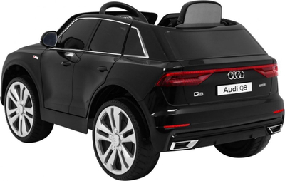 Makine elektrike për kalamoj Audi Q8, me telekomandë, rrota EVA, e zezë