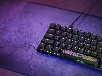 Tastierë gaming Corsair K65 PRO MINI, mekanike 65%, USB QWERTZ gjerman, e zezë