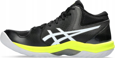 Atlete volejbolli Asics Beyond FF MT, për brenda në palestër, me qafë mes, të zeza me neon