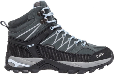 Çizme trekking për goca CMP Rigel Waterproof, CLIMAPROTECT, taban FullOn GRIP, gri e errët